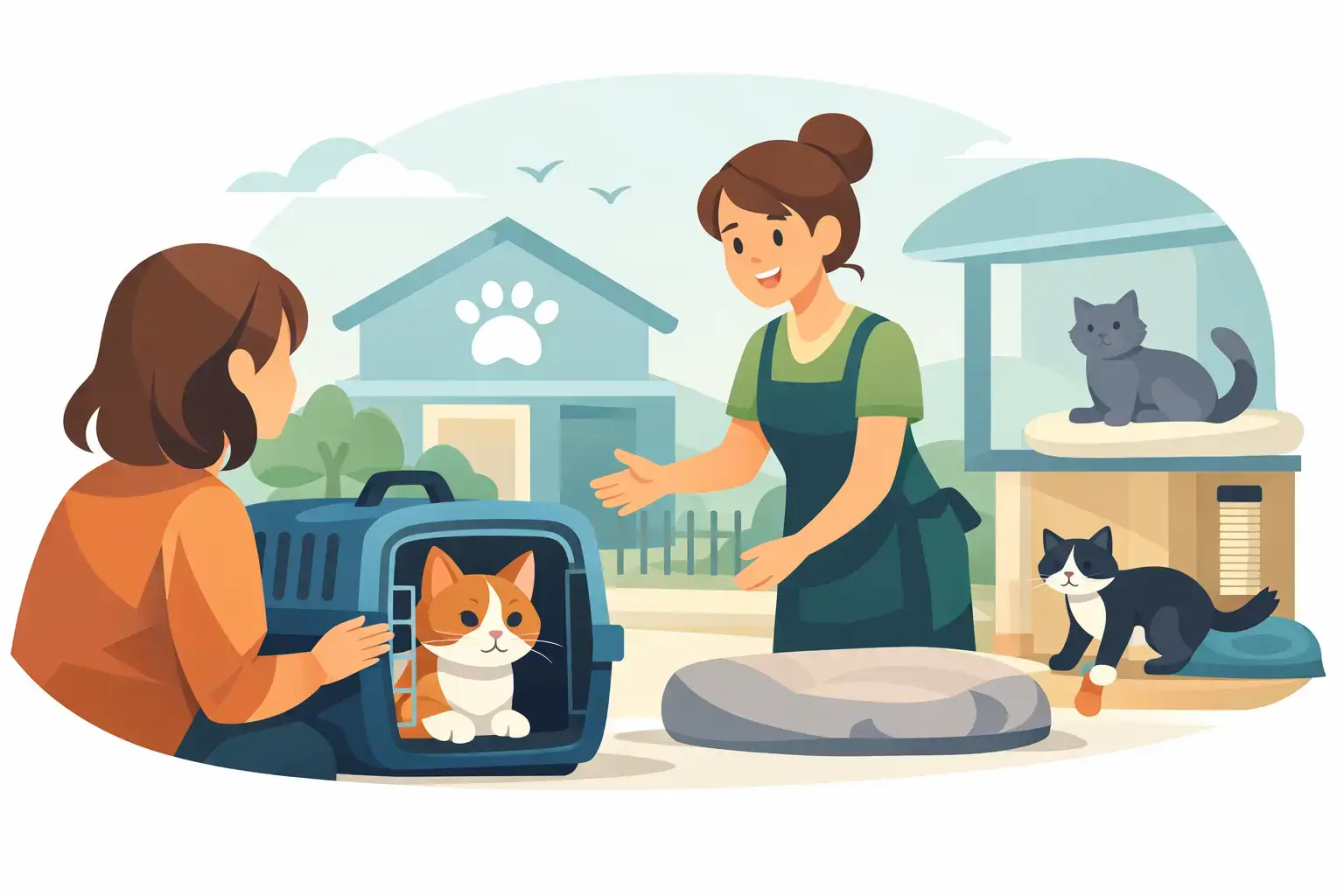 Katze an Tierpension gewöhnen - so gelingt es