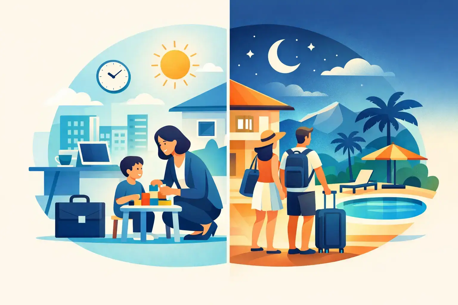 Tagesbetreuung versus Ferienpension: Was passt?